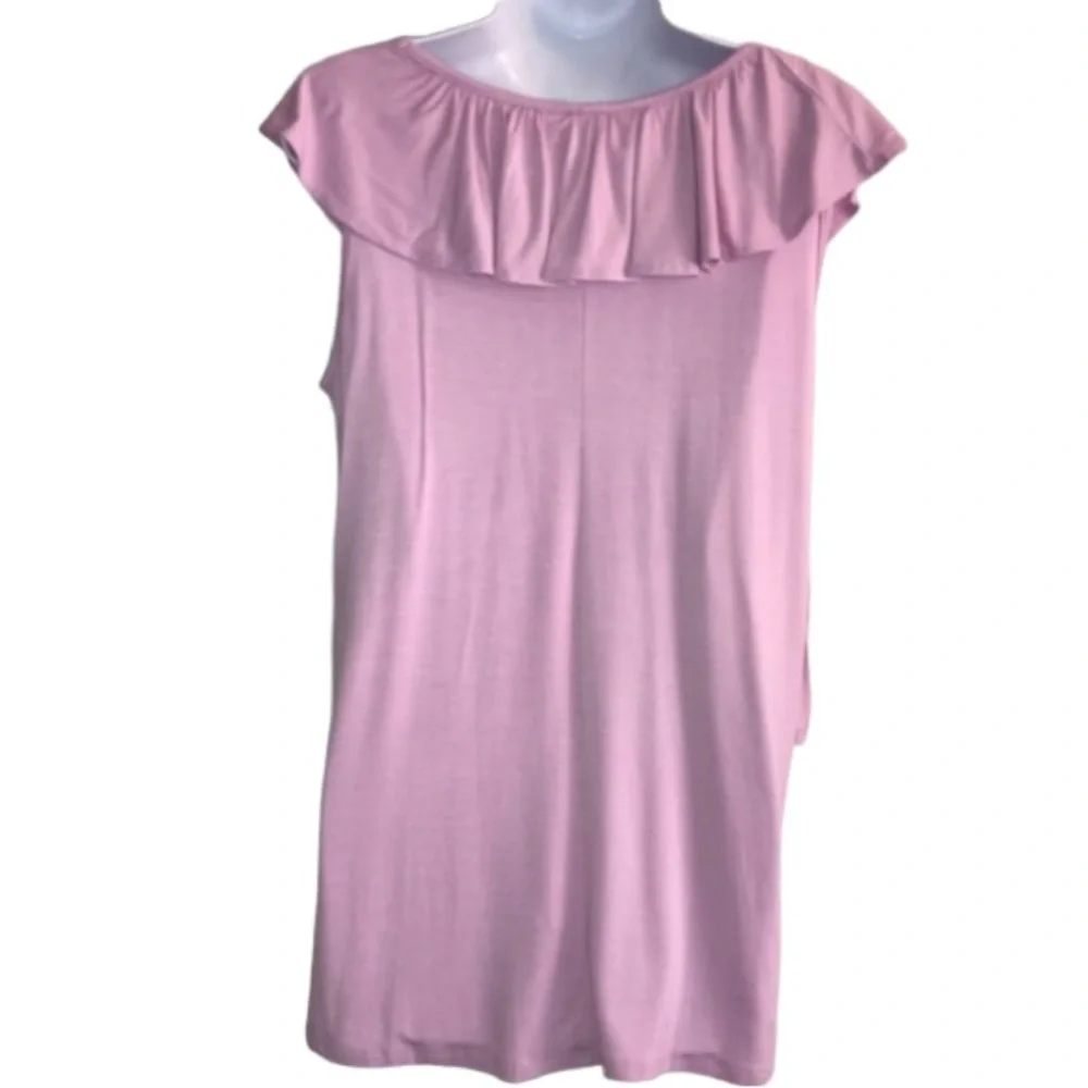 Chic Lilac Ruffle Blouse - Picture 7 of 14